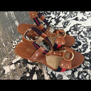 Michael Kors nautical heel/sandal